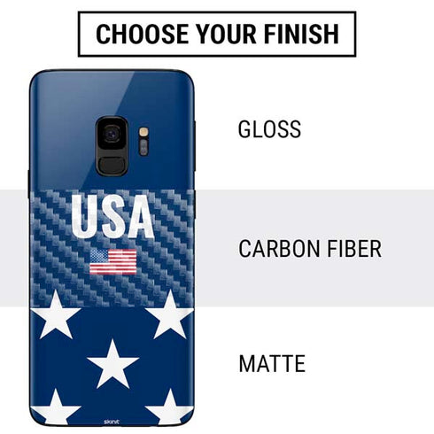 USA Flag Stars Galaxy S9 Skin